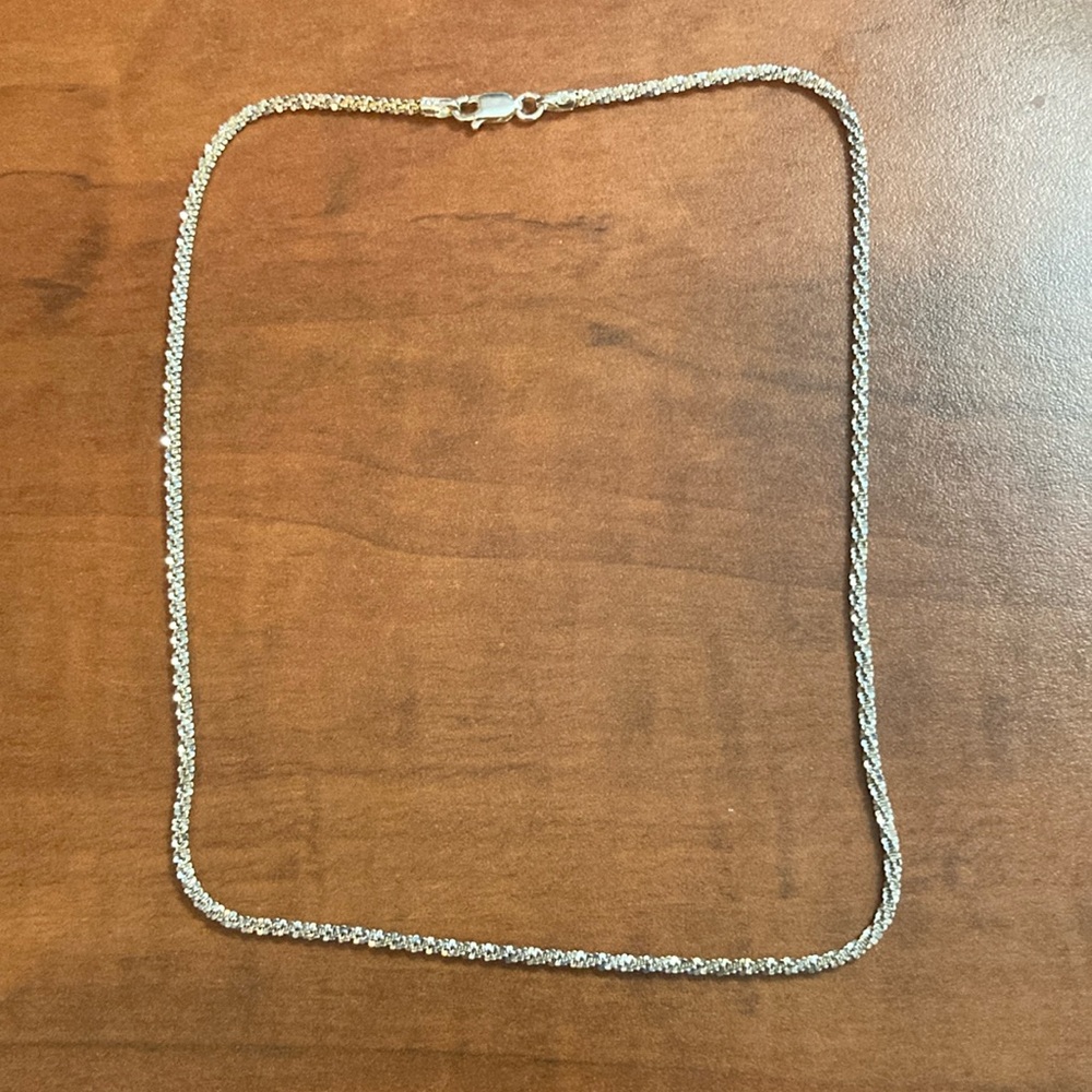 Milor Sterling Silver 16” Chain Necklace